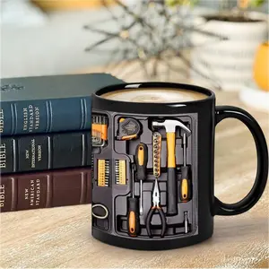 Mechanic Toolbox Set, 11oz Mug for Auto Mechanics, Unique Gifts for Birthdays, Holidays, Christmas, Perfect Coffee Cup