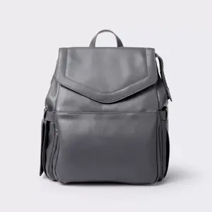 Flap Top Diaper Backpack - Gray - Cloud Island
