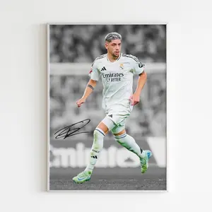 Federico Valverde Poster Bedroom Decor, Wall Art, Home Decor, Sports Poster, Sports, Digital Download #6027