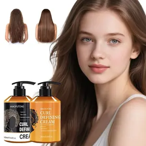 Collagen Curling Cream (280ml) - Leave-In Treatment with Argan Oil for Hydration, Frizz Control & Defined Curls | Non-Sticky Formula volumizing  hair  care