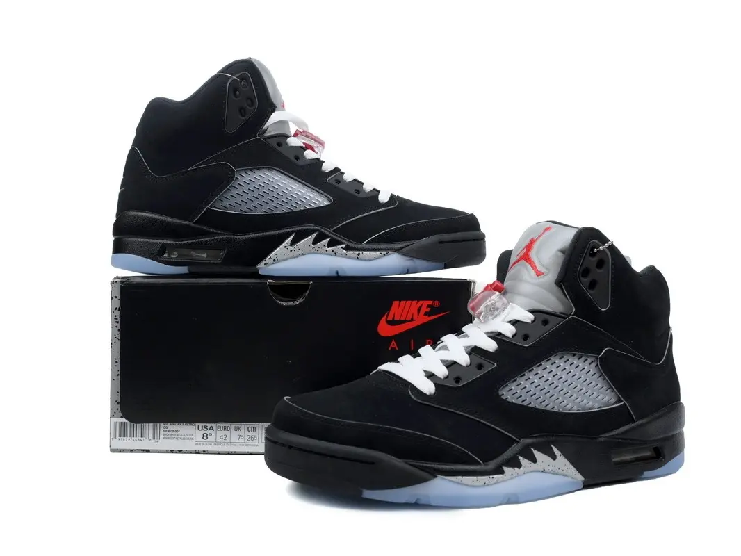 Black‑Grey Suede High‑Top Basketball Shoes, Air Cushion Shock‑Absorbing Functional Street‑Style Unisex Trendy Sneakers