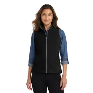 Port Authority® Ladies Microfleece Vest. L226 Womenswear Zipper