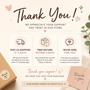 [THANK YOU] Customer Support Card