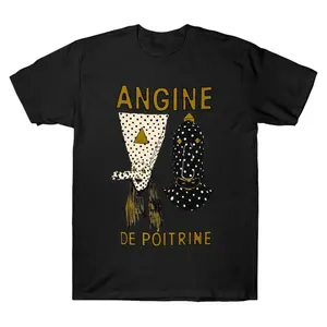 Oversized Angine de Poitrine Graphic T-Shirt Streetwear Holiday Wear y2k cotton fashion Streetwear Lover Gift Top Trending