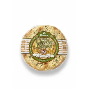 Phoenicia Herbed Akawi Cheese Bread – 2 Pieces (411g Total) | Authentic Middle Eastern Flatbread with Akawi Cheese & Herbs | Fresh Baked