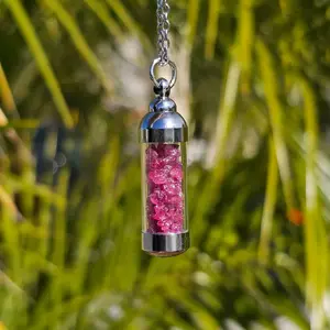 Natural Ruby Vile Necklace