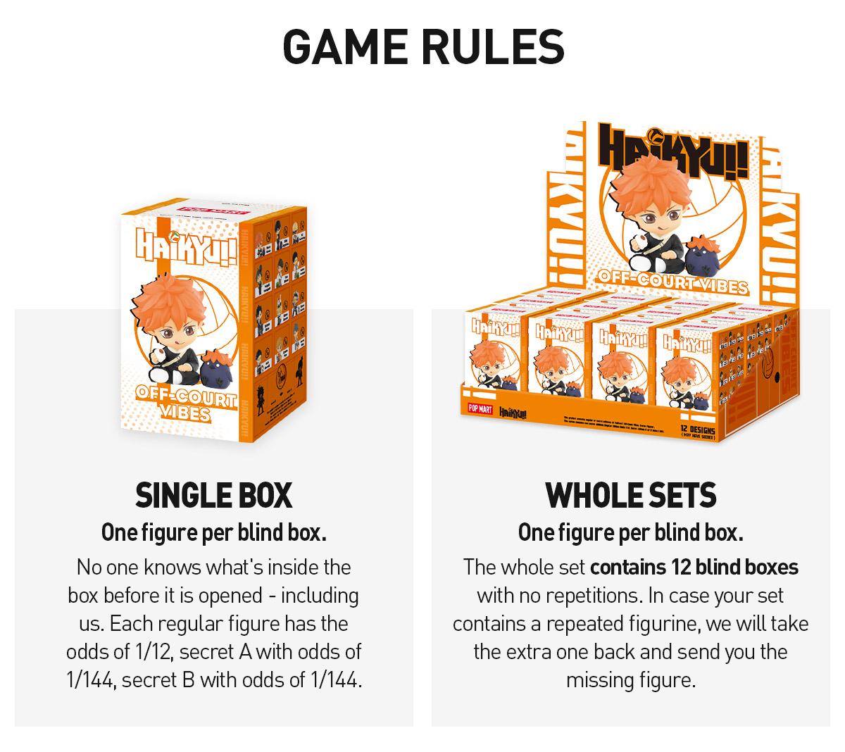 POP MART Haikyu!! Off-Court Vibes Series Figures Blind Box Collectible Mystery Gift