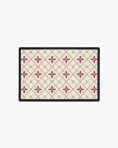 Alva Red & Light Coir Doormat