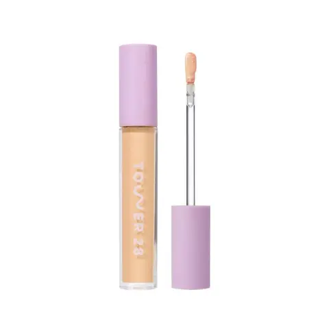 Tower 28 Swipe Serum Concealer - For Sensitive Skin - All-Over Hydrating Concealer, Medium-Buildable Coverage - Clean, Cruelty Free Foundation Makeup