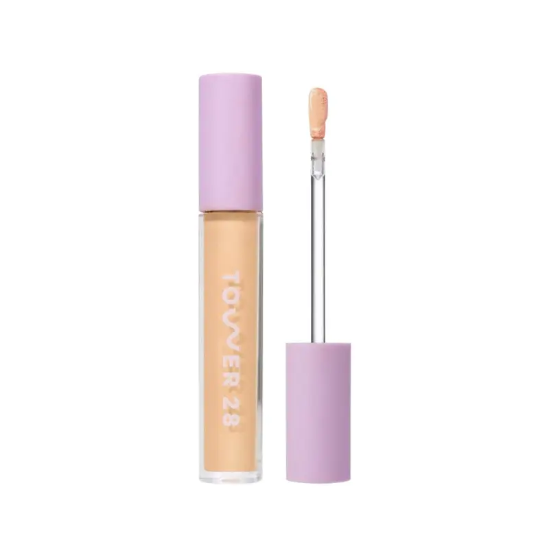 Tower 28 Swipe Serum Concealer - For Sensitive Skin - All-Over Hydrating Concealer, Medium-Buildable Coverage - Clean, Cruelty Free Foundation Makeup