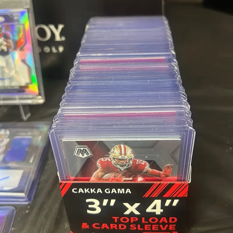 One Toploaded card