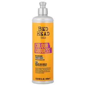TIGI Bed Head, Colour Goddess™, Oil Infused Conditioner, For Coloured Hair, 13.53 fl oz (400 ml)