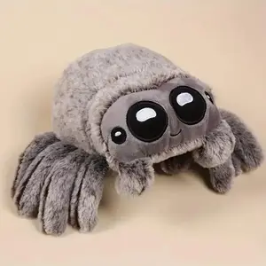Spider Design Plush Toy, Cute Plush Spider Toy, Soft & Comfy Plush Toy, Soft Stuffed Animals, Funny Toy for Kids, Holiday Party Supplies