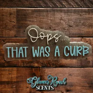 Oops That Was a Curb Car Air Fresheners - Customizable Scent Hanging Decor for Enhanced Car Aroma - Choose Your Scent at Checkout - Hangable, Ornaments