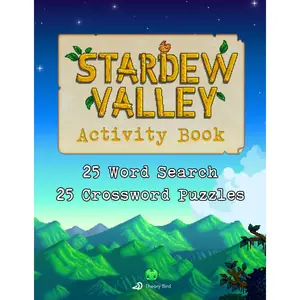 Best Stardew Valley Activity Book - 25 Word Search and 25 Crossword Puzzles - Perfect for Stardew Valley Fans - Makes a great gift Paperback – November 9, 2025