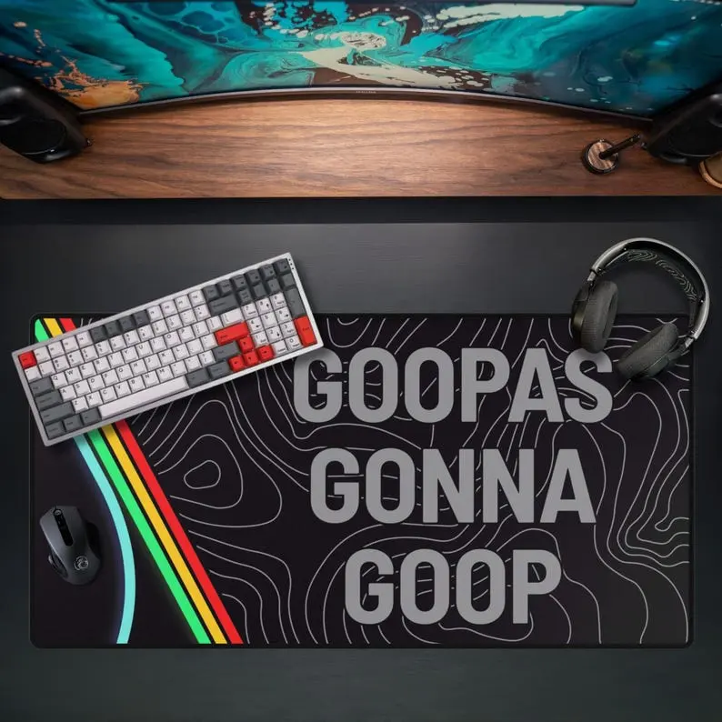 ARC Raiders Goop Desk Mat - The Burnt Peanut - Large Mouse Pad - Gamer Gift - Video Game Lover - Goopas Gonna Goop v1