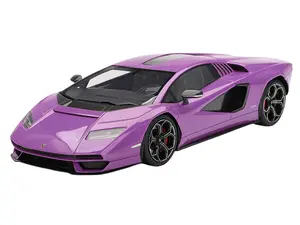 Lamborghini Countach LPI 800-4 Viola 30th Purple Metallic 1/18 Model Car Top Speed