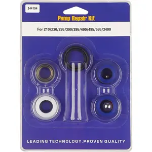 Pump Body Seal Repair Kit for 390/395/490/495 Spray Machines, Includes Parts 244194 248212, Essential Maintenance Accessories