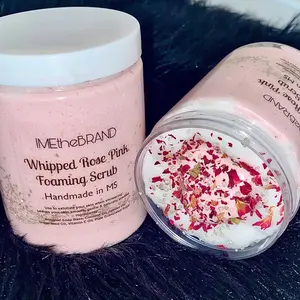 Whipped Rose Pink Foaming Scrub- Hydrating
