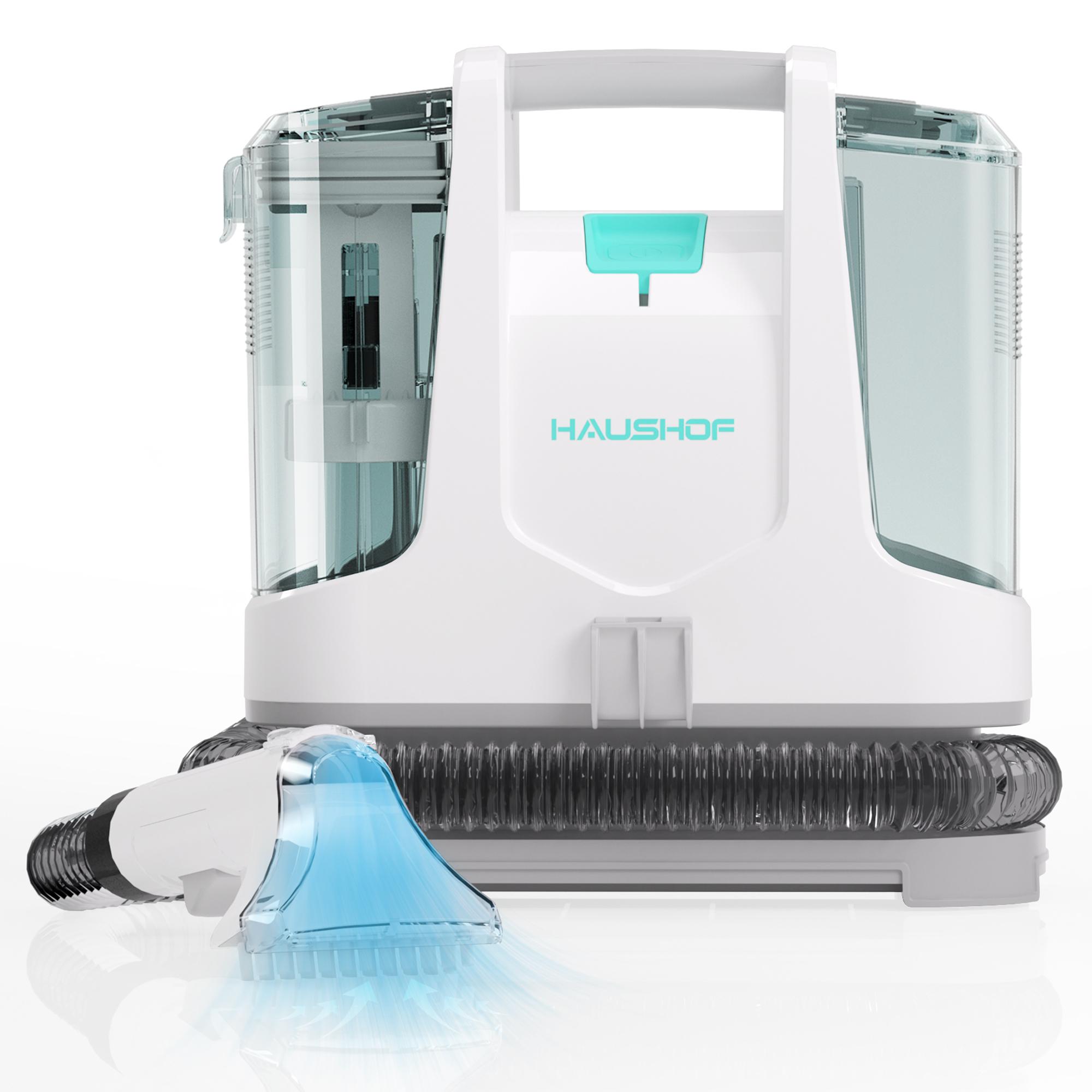 #SpringGlowUp HAUSHOF Portable Carpet Spot and Upholstery Cleaner, Lightweight Handheld Deep Cleaner Machine for Pet Sta