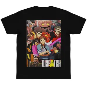 Dispatch Game Classic Graphic tee shirt y2k cotton fashion Streetwear Comfort Shortsleeve Casual Care Machine Wash Safe Cool Apparel Top Trending game fan gift