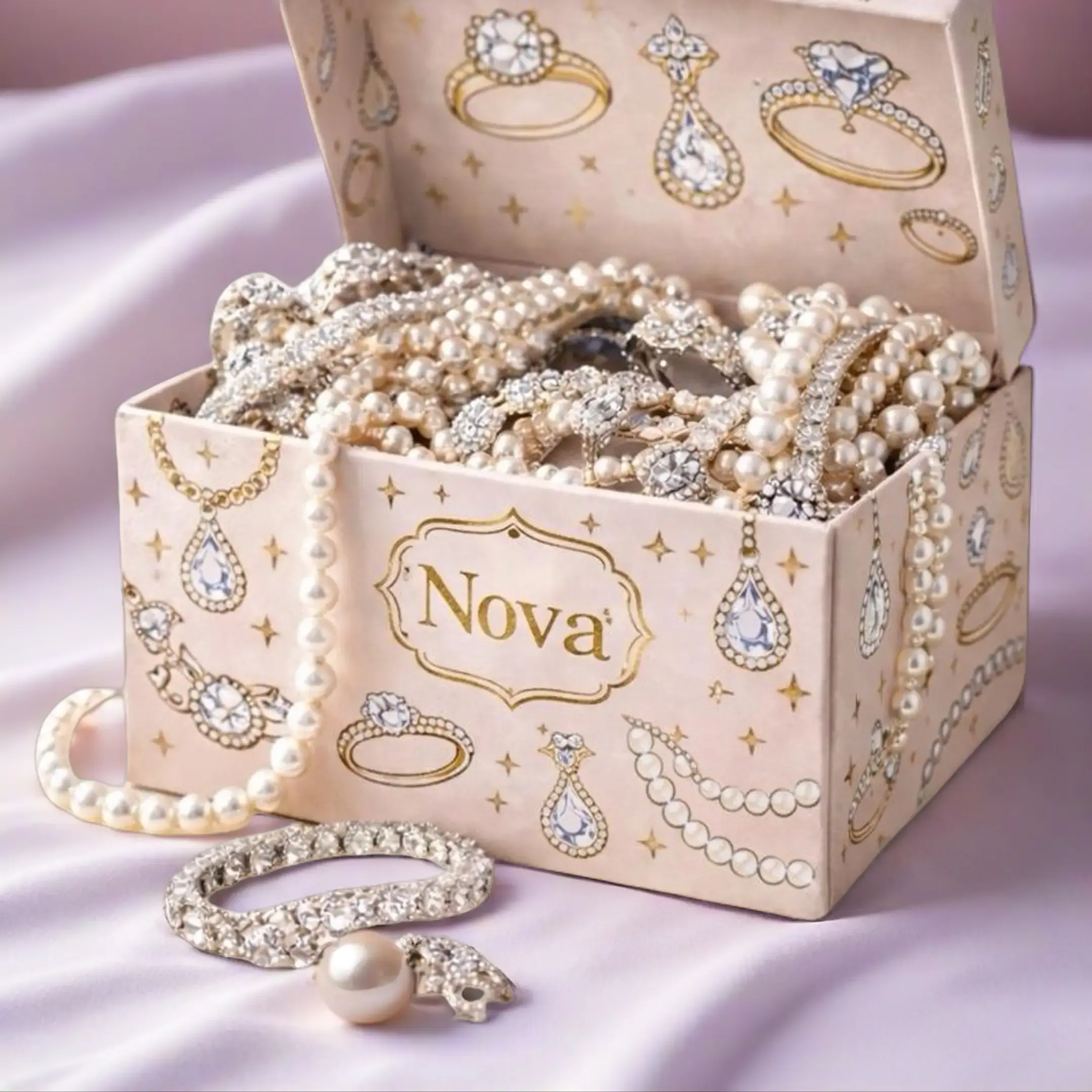 Box you choose your products in the Live empieza a emprender Jewelry Selection Box for Direct Live Purchase