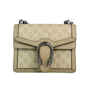 Pre-owned GUCCI Leather Crossbody Bags GG Logo Supreme Small Dionysus Shoulder Bag