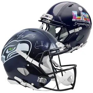 Jaxon Smith-Njigba and Cooper Kupp Seattle Seahawks Autographed Riddell Super Bowl LX Champions Speed Authentic Helmet