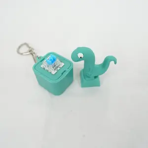 【Buy One Get One Free】2 pcs of Cute Lizard & Frog & Duck Croaking Keychain - Realistic Sound Fidget Toy with Lights & Durable ABS Plastic Construction for Adults & Kids Focus Relaxation, Christmas gift