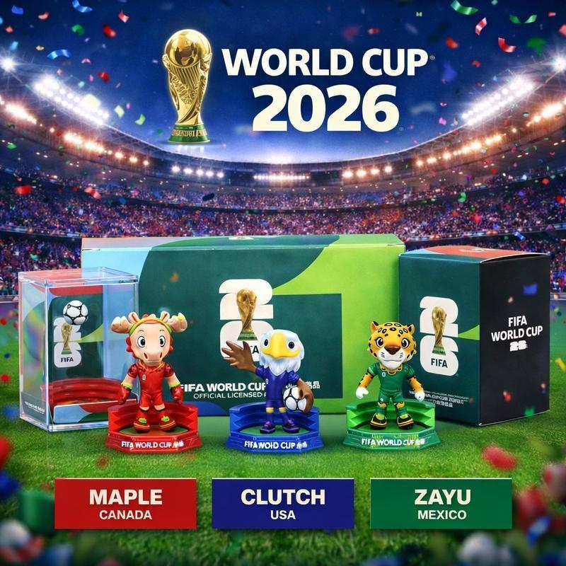 Set of 3】 FIFA 2026 World Cup Collectible Mascot Figurines toys
