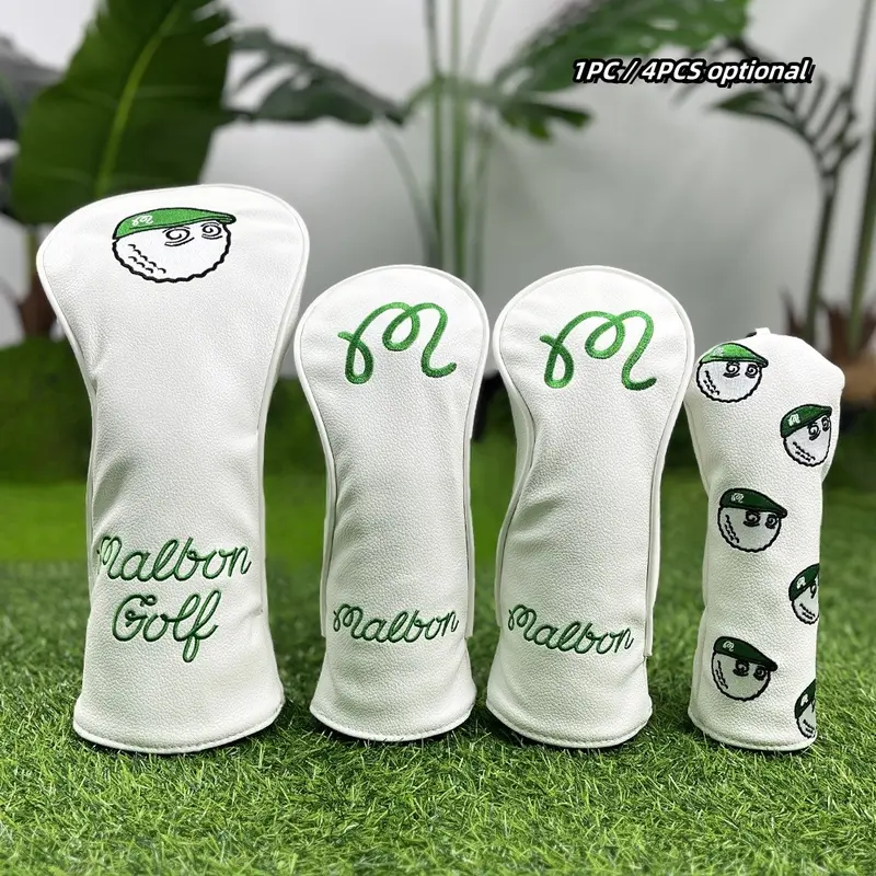 Classic Fisherman Series 1PC/4PCS Golf Club Cover Set, Premium Material with Enhanced Protective Design For Hybrid Driver Fairway Wood Covers Golf Club | Ideal Gift for Golf Enthusiasts & Outdoor Sports Lovers