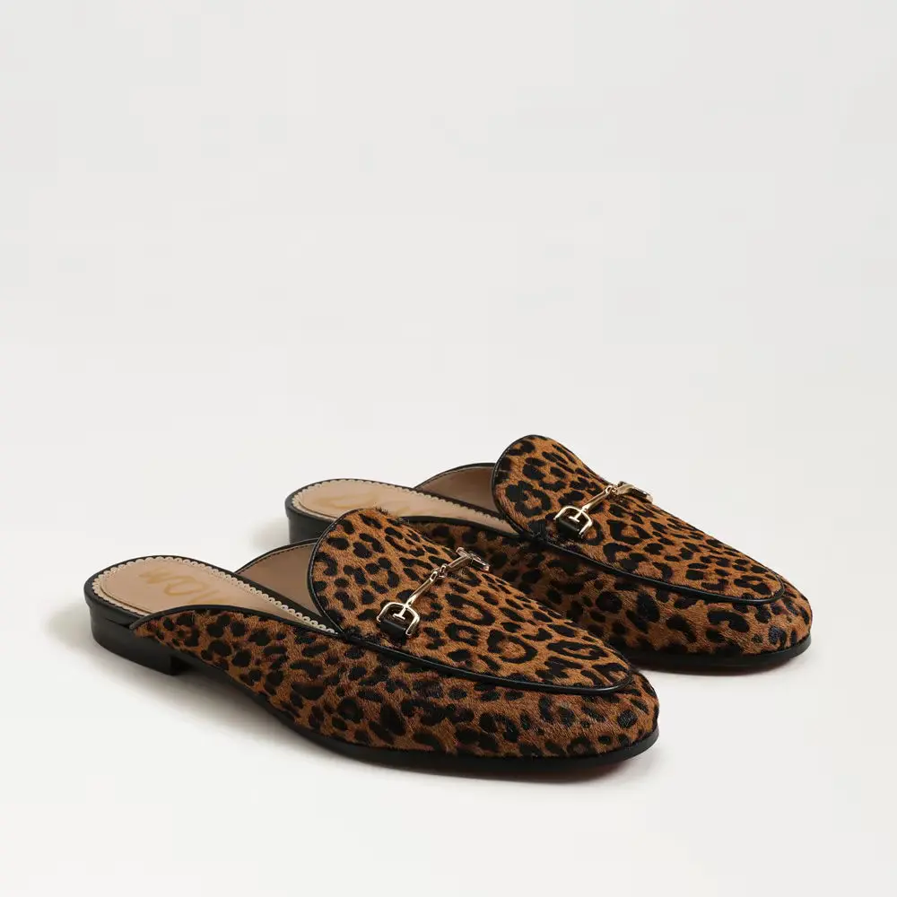 Linnie Bit Mule Loafers - Mini Leopard