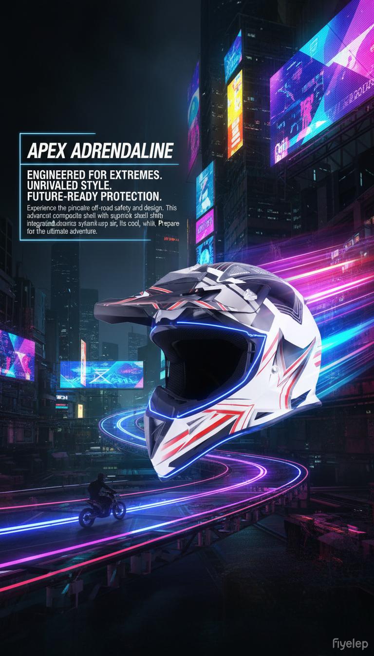 2026 Trend DOT Certified Full Face Dirtbike Helmet - Lightweight, Breathable Off-Road Biker Motocross Helmet with Adjustable Straps, Chinstrap for Adults/Youth, Full Face Helmet