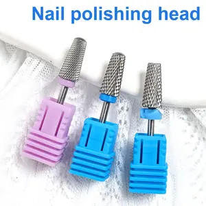 5-In-1 Tungsten Carbide Nail Drill Bit with Cross Teeth, Professional Bit for Rhinestone Removal, Natural Nail Shaping & Manicure, Nail Care