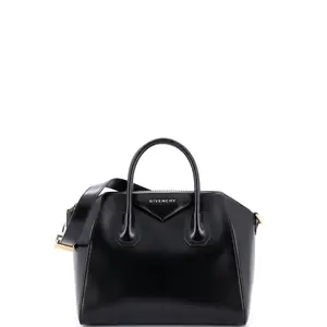Pre-owned GIVENCHY Leather Top Handle Bags Antigona Bag Glazed Small by Rebag