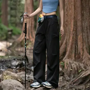 Quick-dry women's work pants for summer, lightweight outdoor mountain-style hiking and mountaineering sports paratrooper sun protection pants