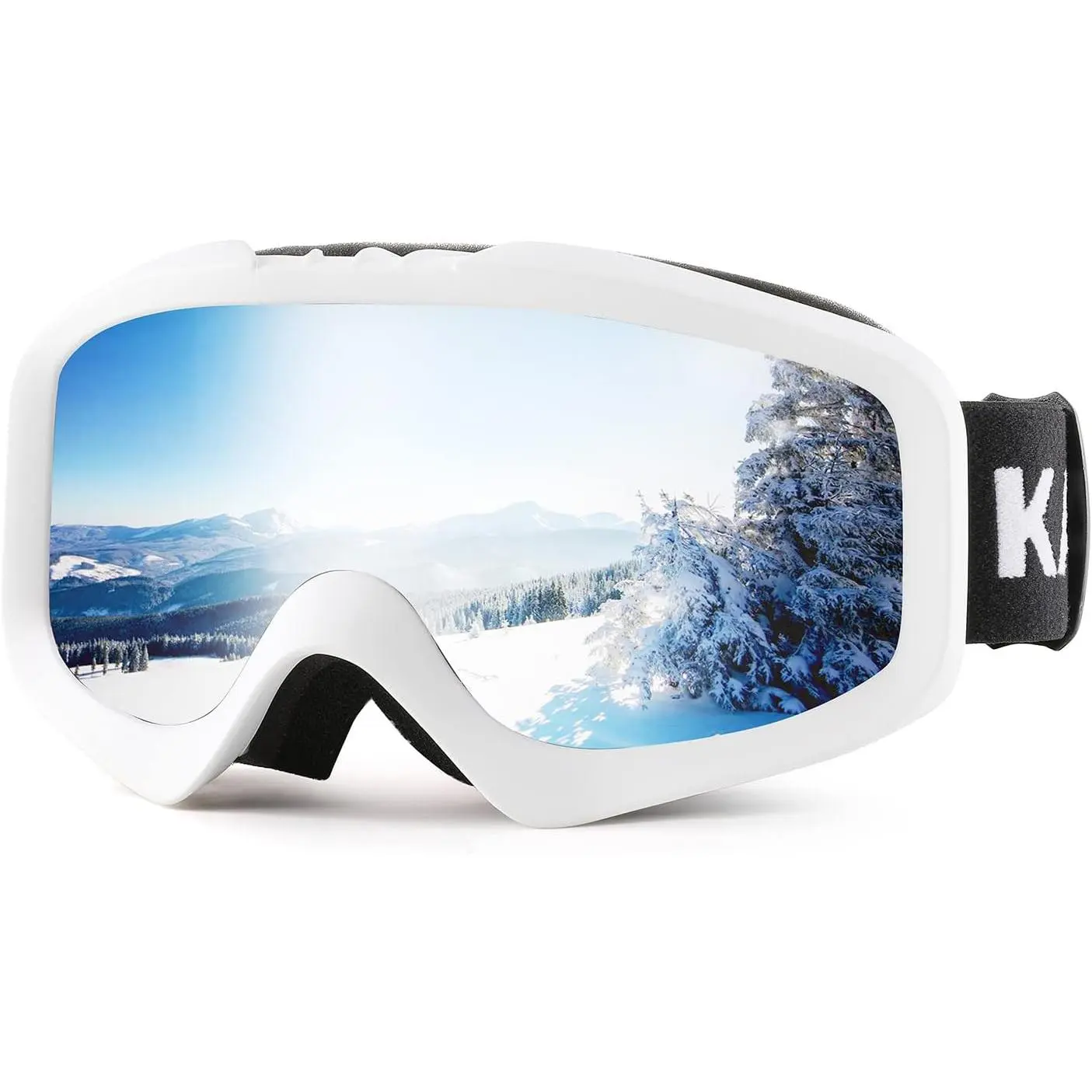 Matte White Frame Silver Mirrored Lens Vlt 12%