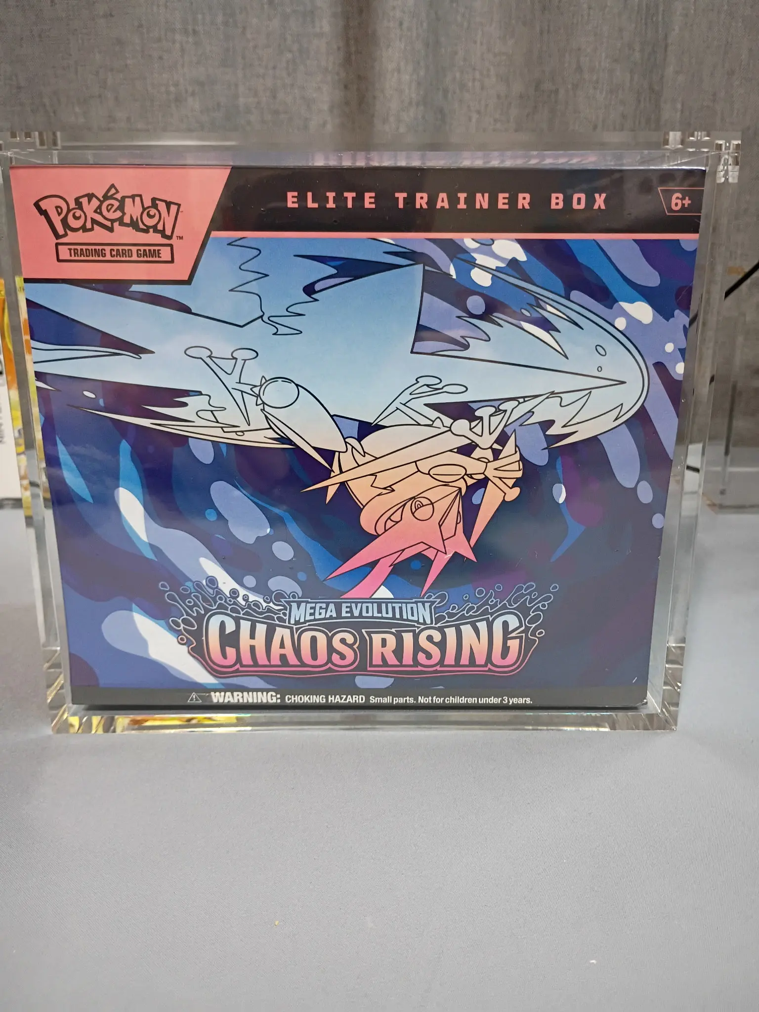 Premium Acrylic Pokémon Elite Trainer Box (ETB) Display Case - Crystal Clear Protective Dust Cover