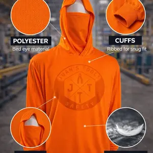 3 pcs Sun hoodie shirts with mask