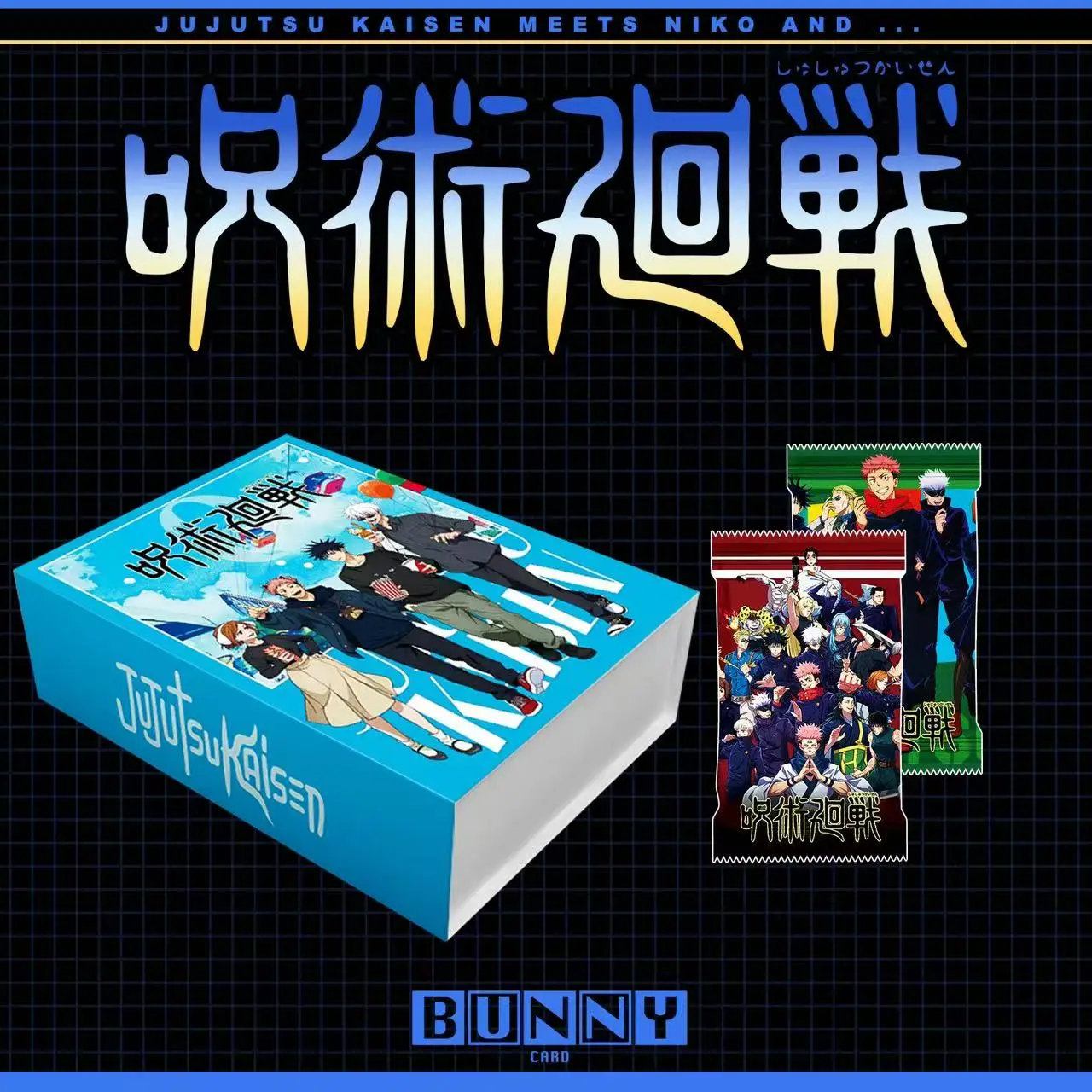 【New】JJK-JUJUTSU Bunny Kaisen Meets Niko And Collectible cards ...
