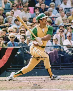 Reggie Jackson Oakland Athletics Autographed 16" x 20" Hitting Photograph - Fanatics Authentic Certified