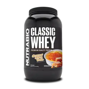 NutraBio Classic Whey — 100% Whey Protein Concentrate, 25g Protein