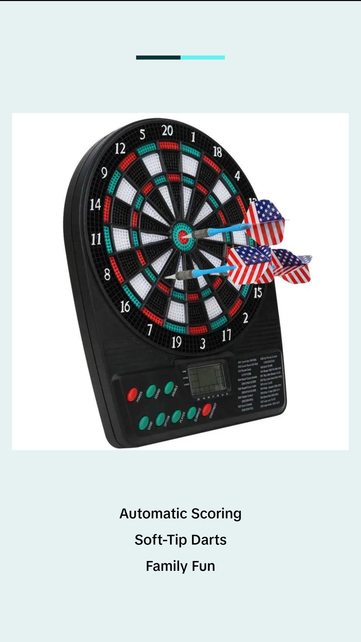 Soft Dart Board (Automatic Scoring)