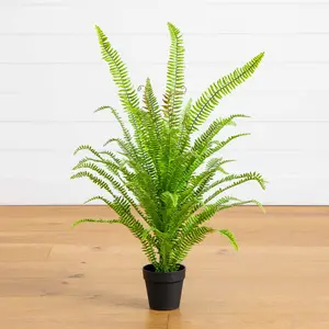 3-ft UV Resistant Artificial Real Touch Boston Fern Potted Plant (Indoor/Outdoor)