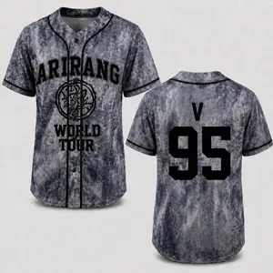Personalized BT Arirang World Tour 2026 Baseball Jersey, Personalized Kpop Army Concert Shirt, Bangtan Fan Merch Outfit Gifts
