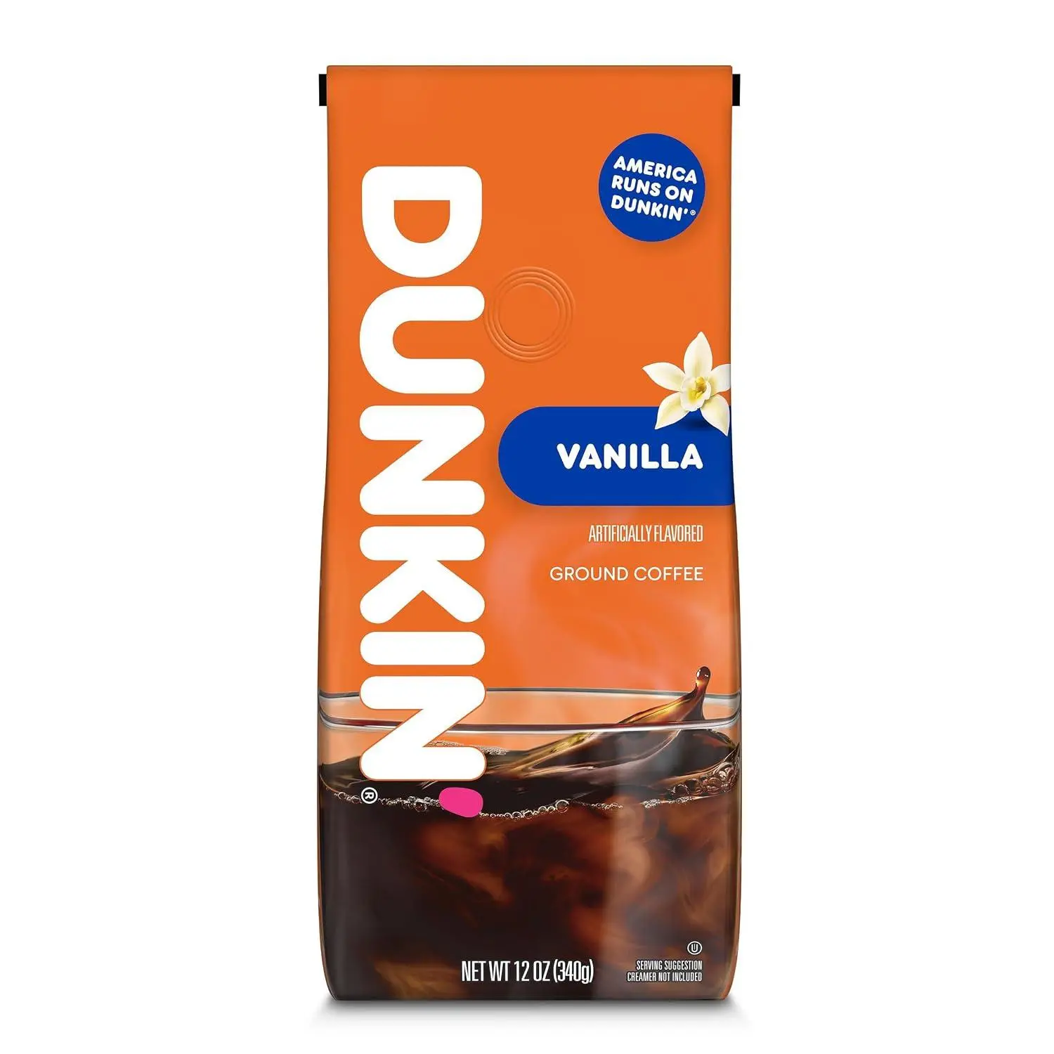 Dunkin' Donuts® French Vanilla Coffee, 12 Oz Bag