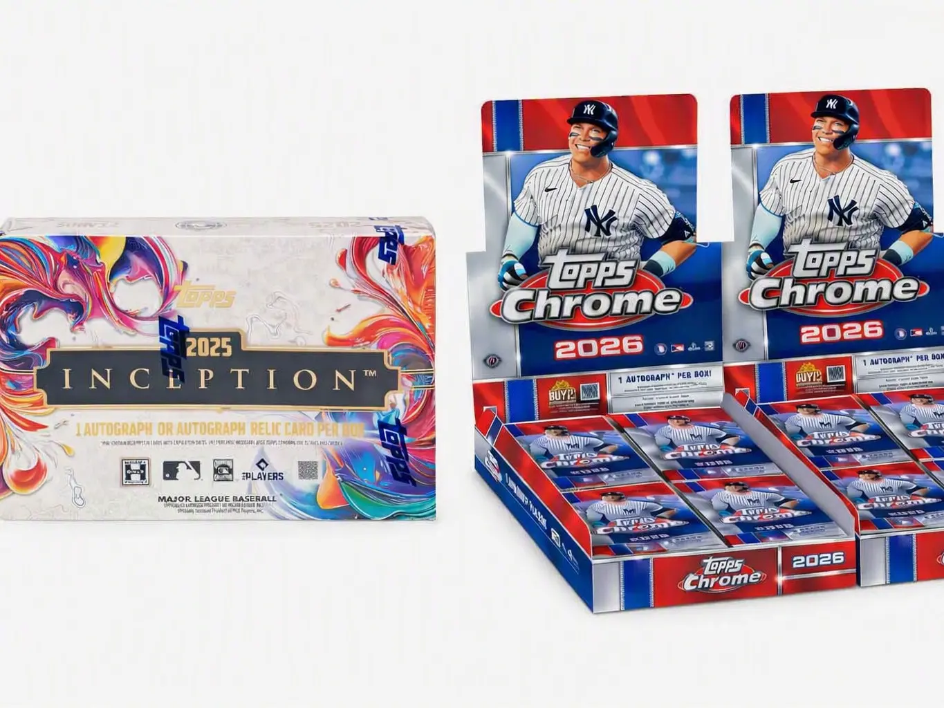 (PYT 3-BOX BREAK #203) 2026 Topps Chrome Hobby Box and 2025 Inception