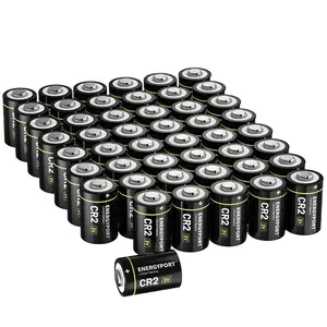 ENERGYPORT 48-Count Non-Rechargeable CR2 Lithium Batteries, 1000mAh 3 Volt, Long Lasting Power, Low Self-Discharge Rate, for Cameras, Temperature Sensor, Golf Rangefinder