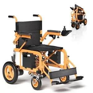 Hassky Electric Wheelchair for Adults - Dual Shock Absorption, 25-mi (40.2km) Long Range, All-Terrain Motorized Wheelchair with 39KG (86LB) Robust Weight Capacity