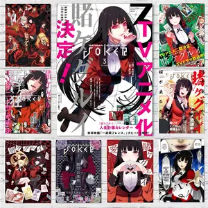 Anime Y-Yumeko Jabami Poster Wall art print art suitable for living room bedroom bar parlor home decoration gift  Custom Photo Poster  Personalized Wall Art